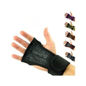 Mava Sports Cross Training Gloves with Wrist Support-Black‎ - Medium